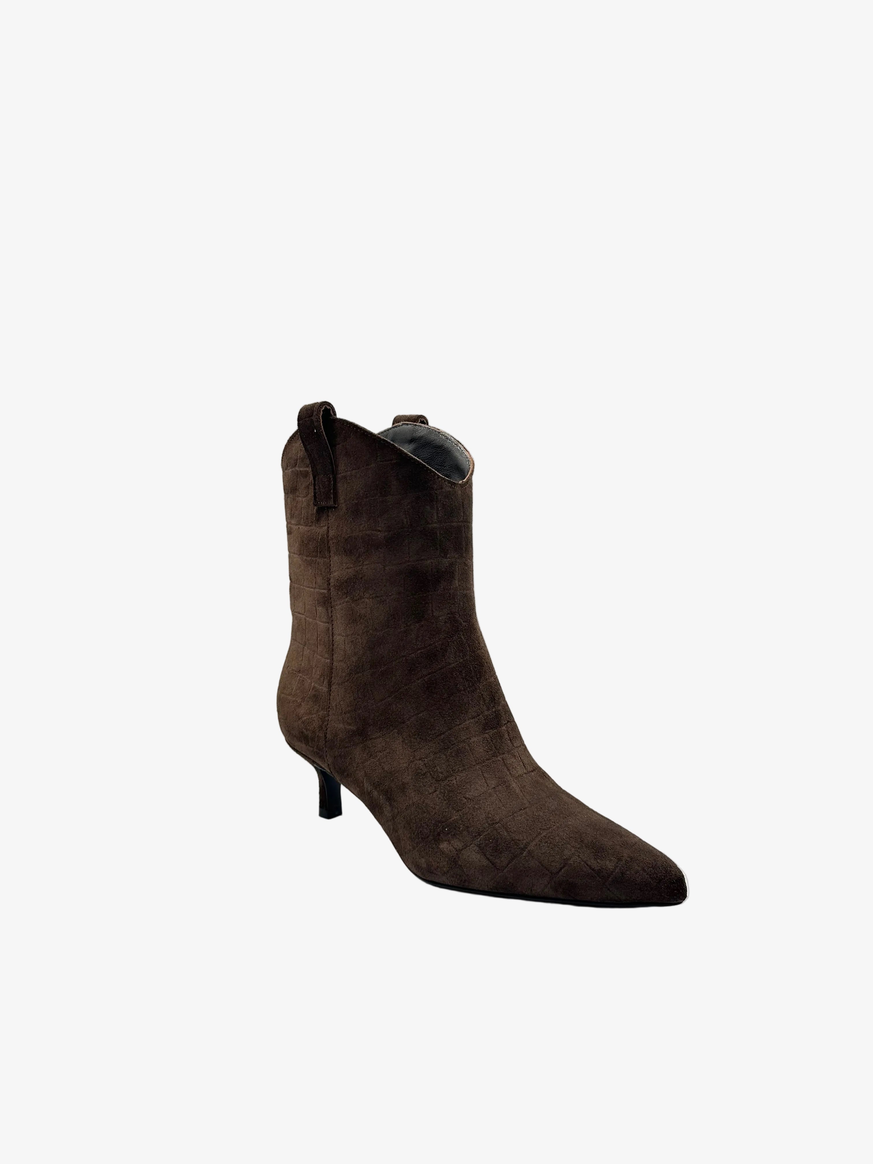 Stivaletti in Camoscio T.Moro con Stampa Cocco - Siria