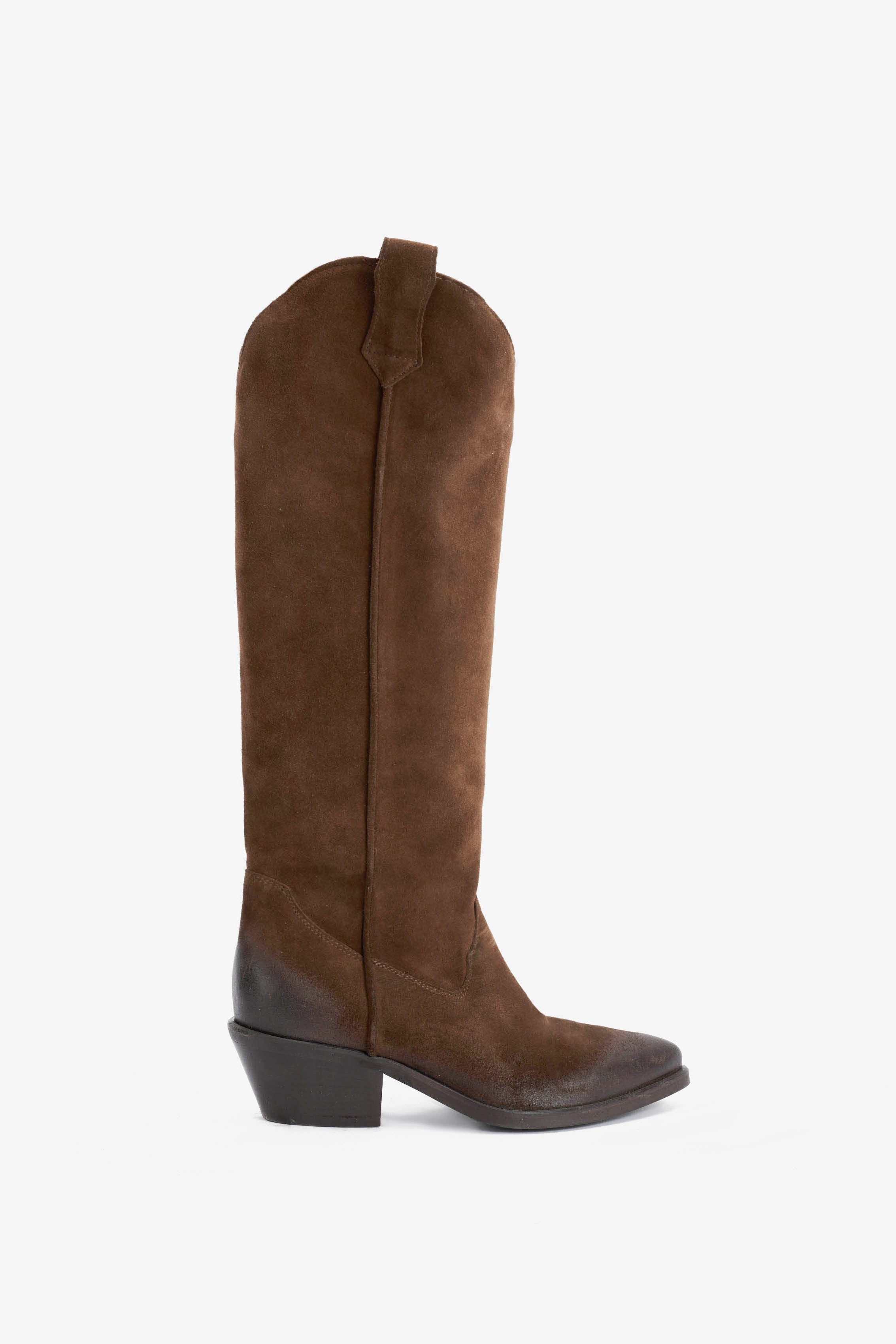 Stivale in Camoscio Tabacco - Serin