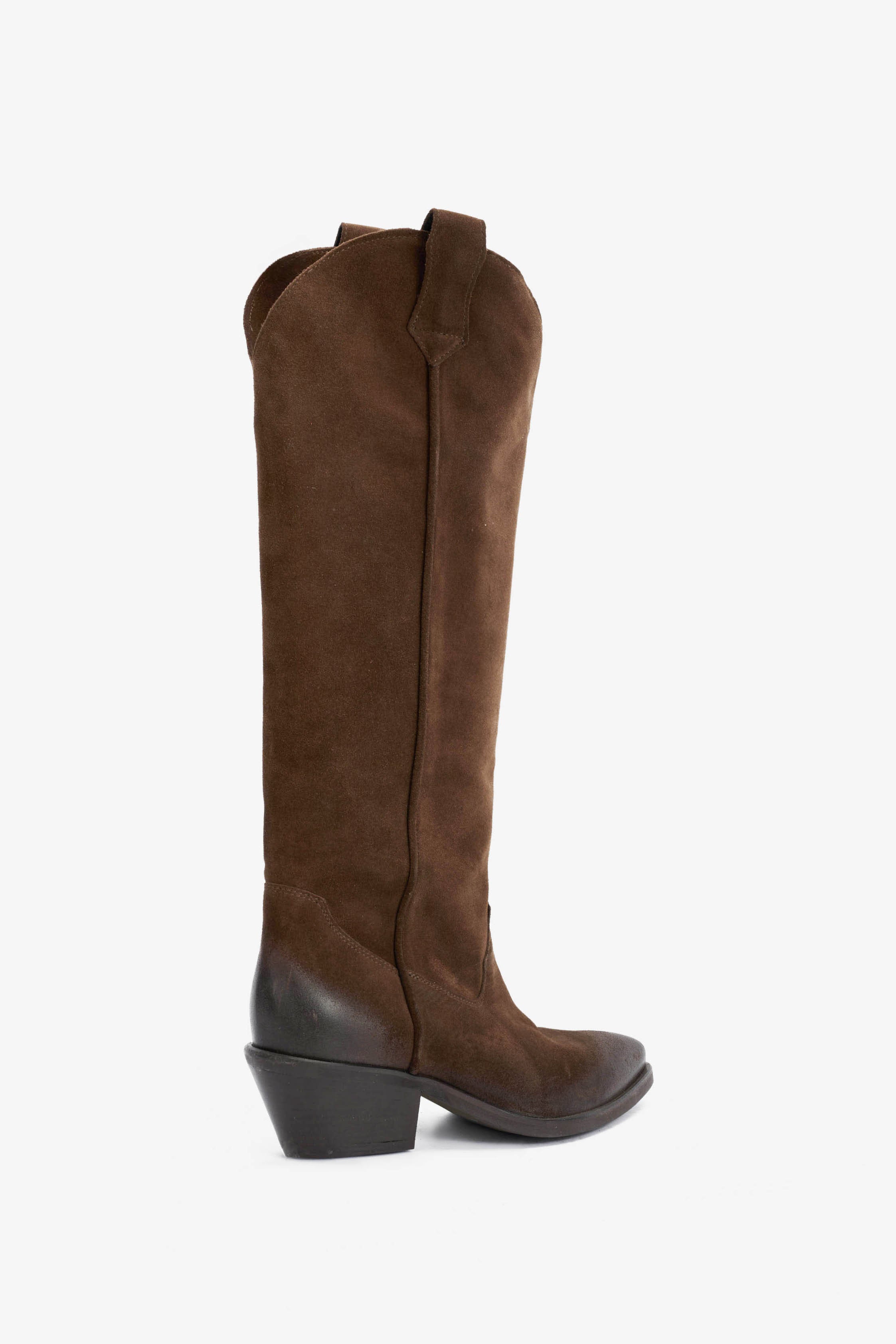 Stivale in Camoscio Tabacco - Serin