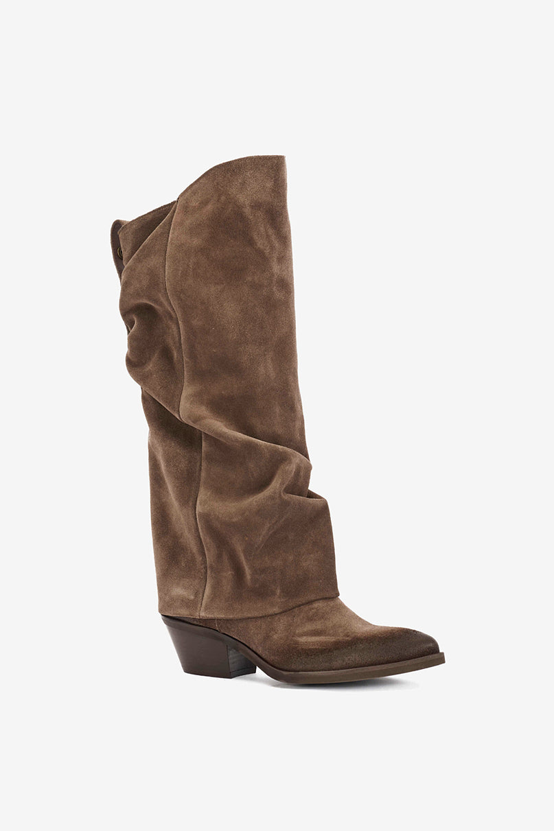 Stivale in Camoscio Fango - Vega