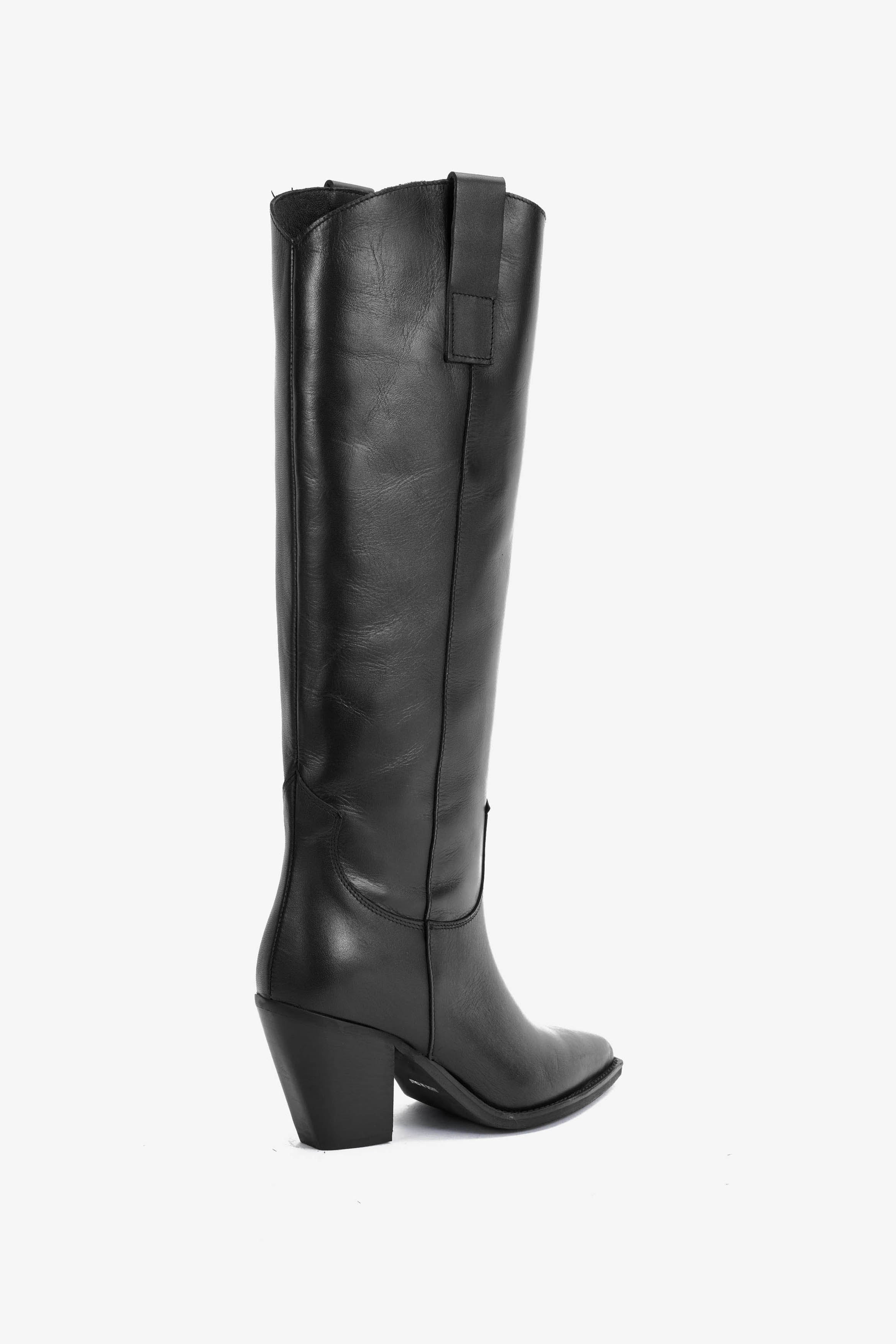 Stivale in Vitello Nero - Elodie