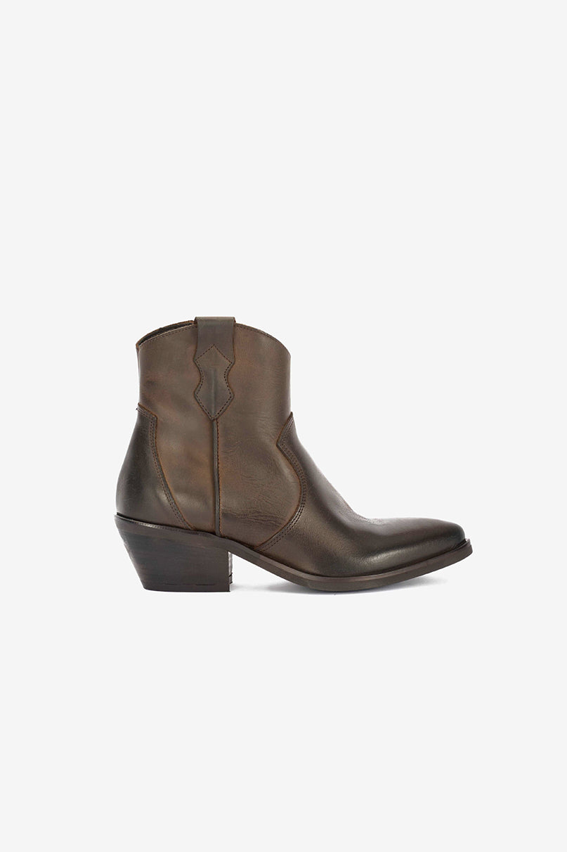 Stivaletti in Tex T.Moro e Zip Laterale - Mesa