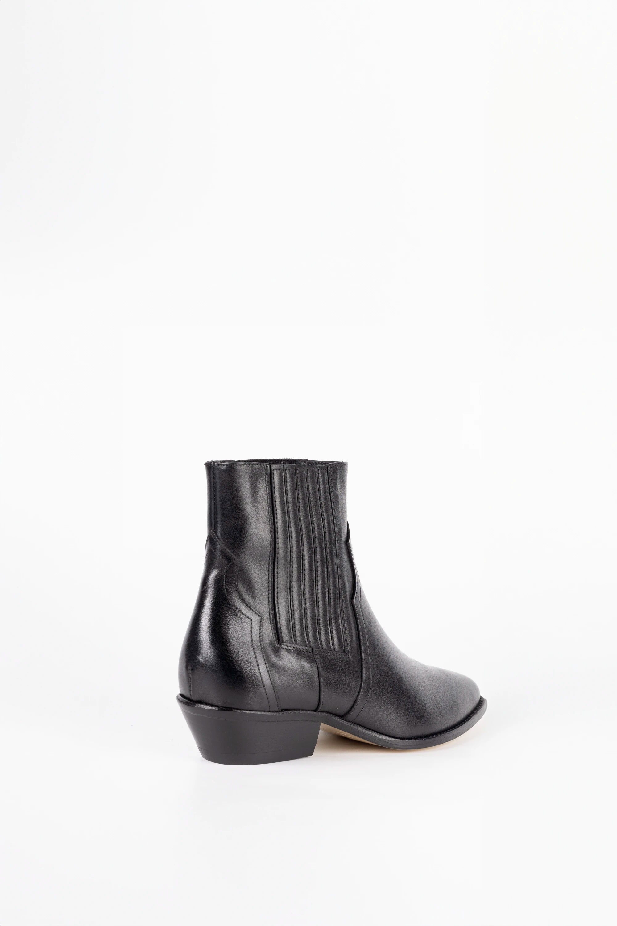 Stivaletto in Vitello Nero - Zoe