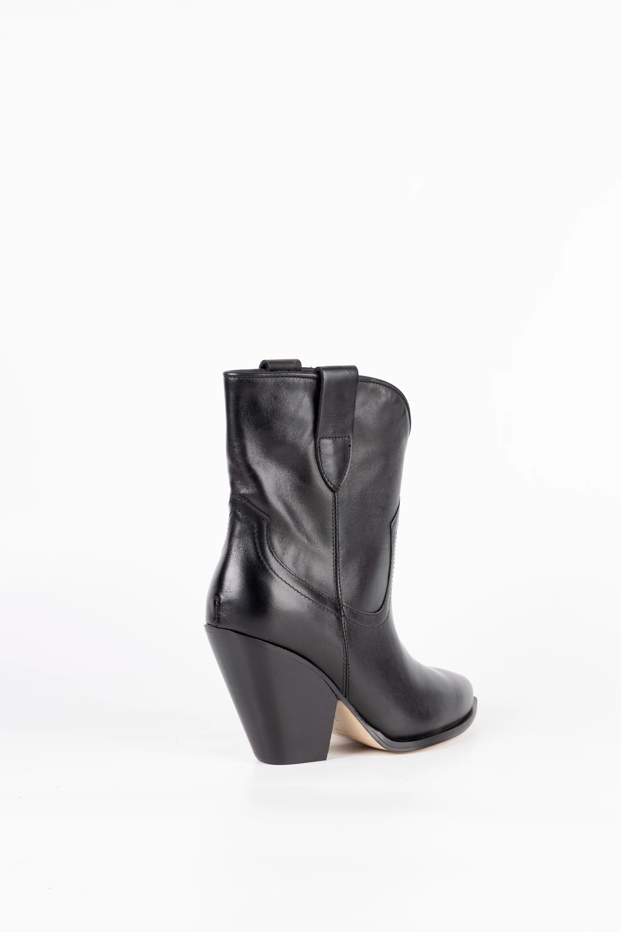 Stivaletto in Vitello Nero - Dhalia