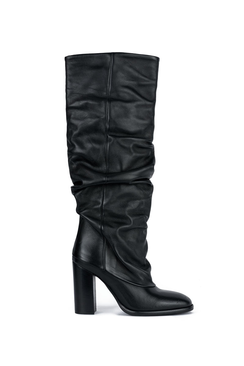 Stivale in Nappa Nero - Harlow