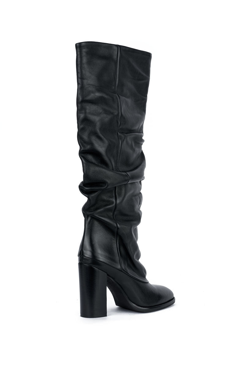 Stivale in Nappa Nero - Harlow