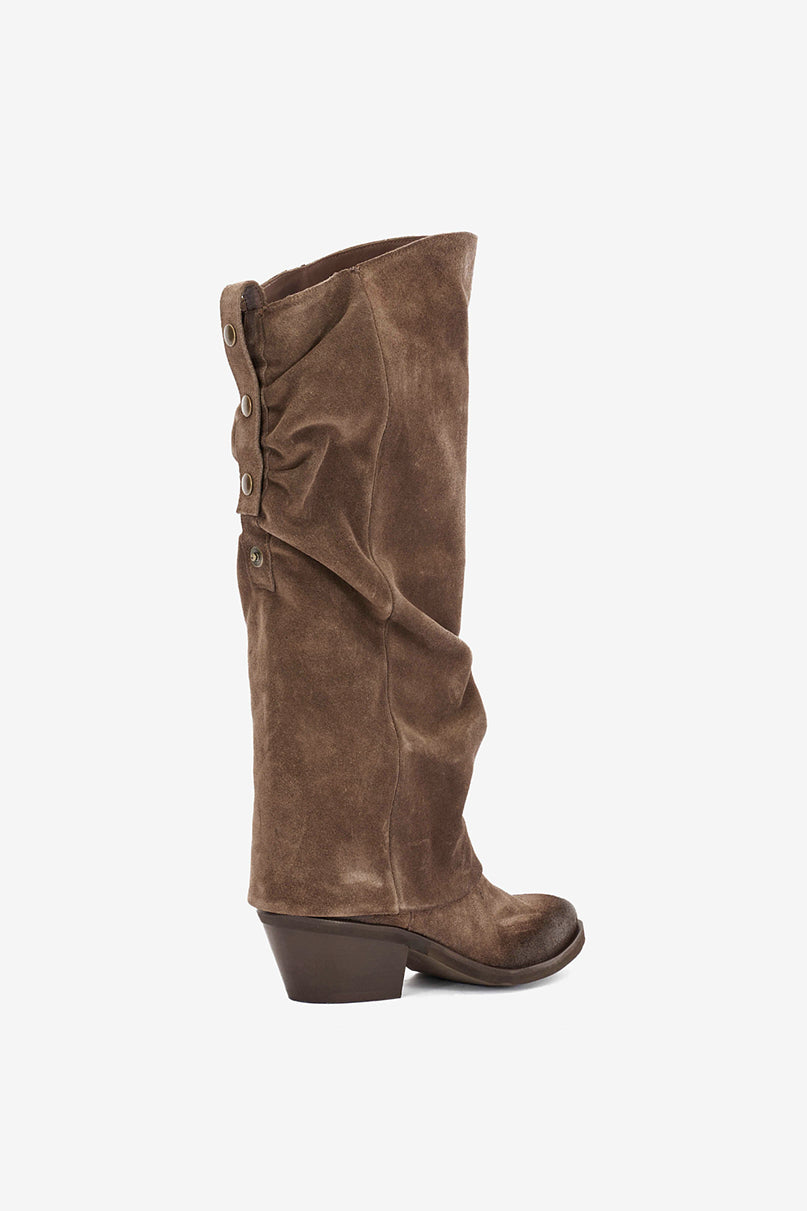 Stivale in Camoscio Fango - Vega