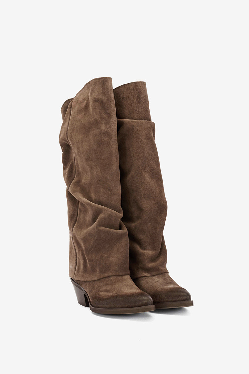 Stivale in Camoscio Fango - Vega