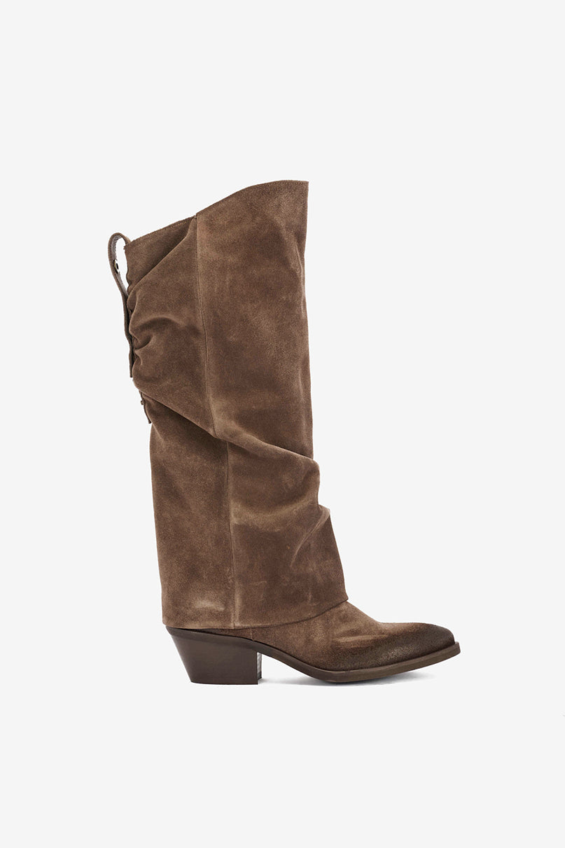 Stivale in Camoscio Fango - Vega