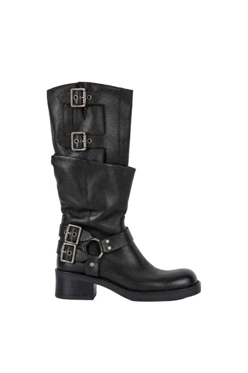 Stivale Biker Tex Nero - Laredo