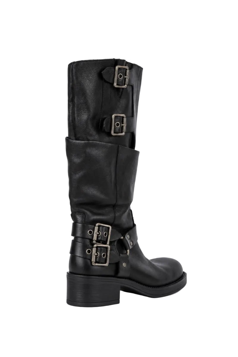 Stivale Biker Tex Nero - Laredo