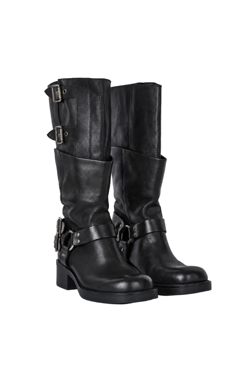 Stivale Biker Tex Nero - Laredo