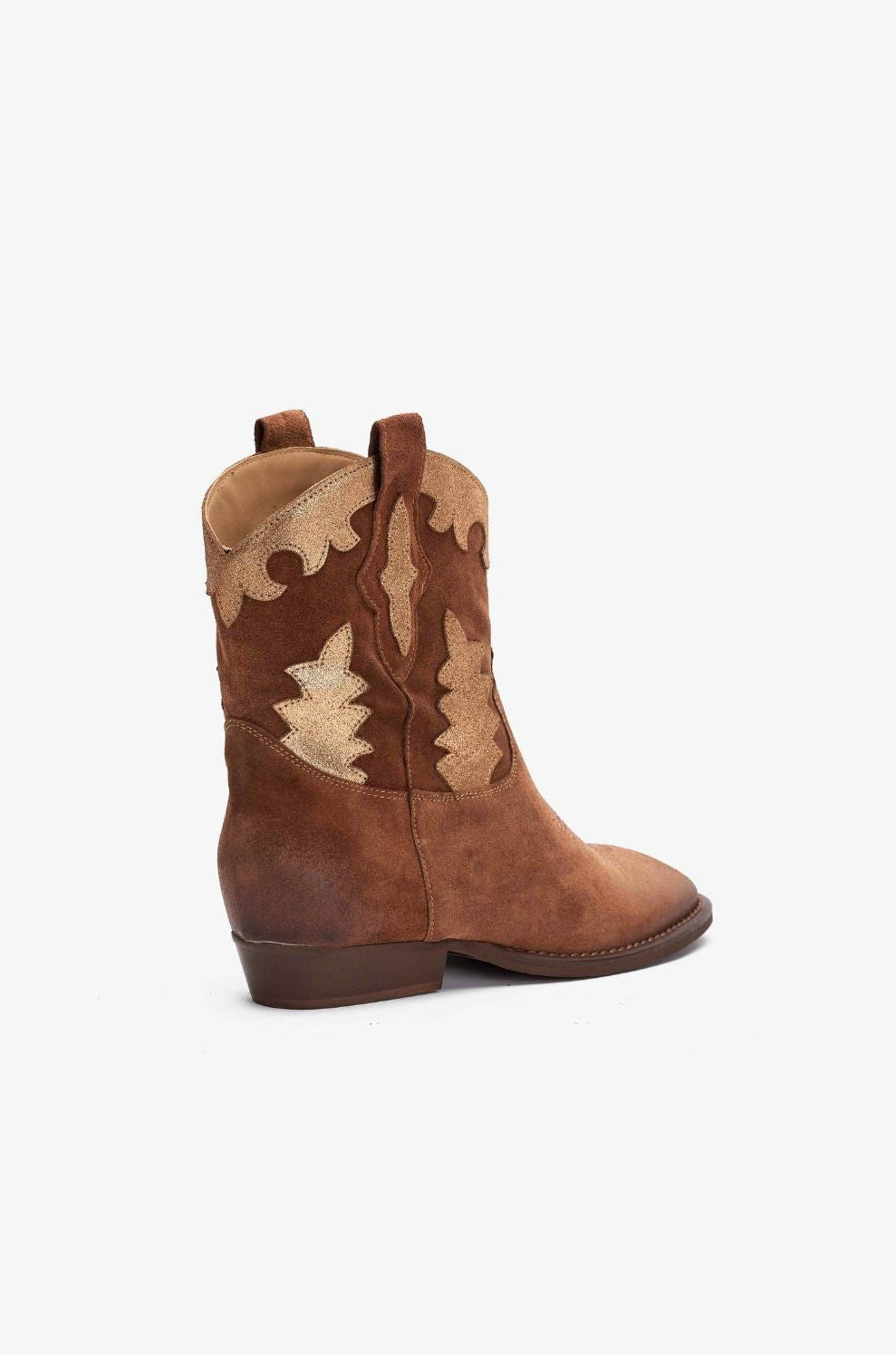Stivaletto in Camoscio Sella con Riporti Terra - Rodeo